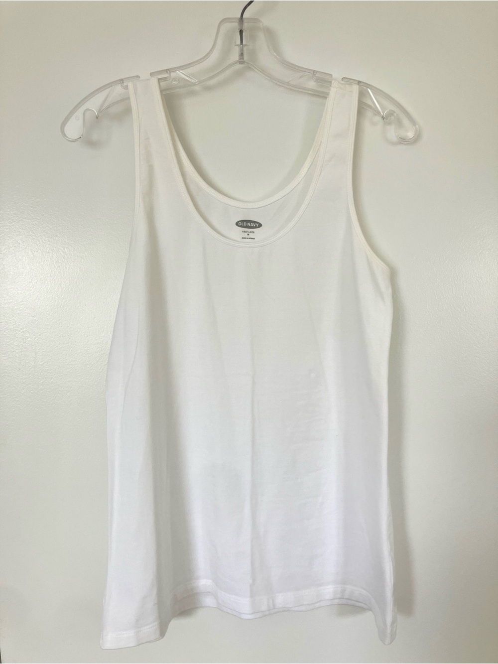 Old Navy White Scoop Neck Tank